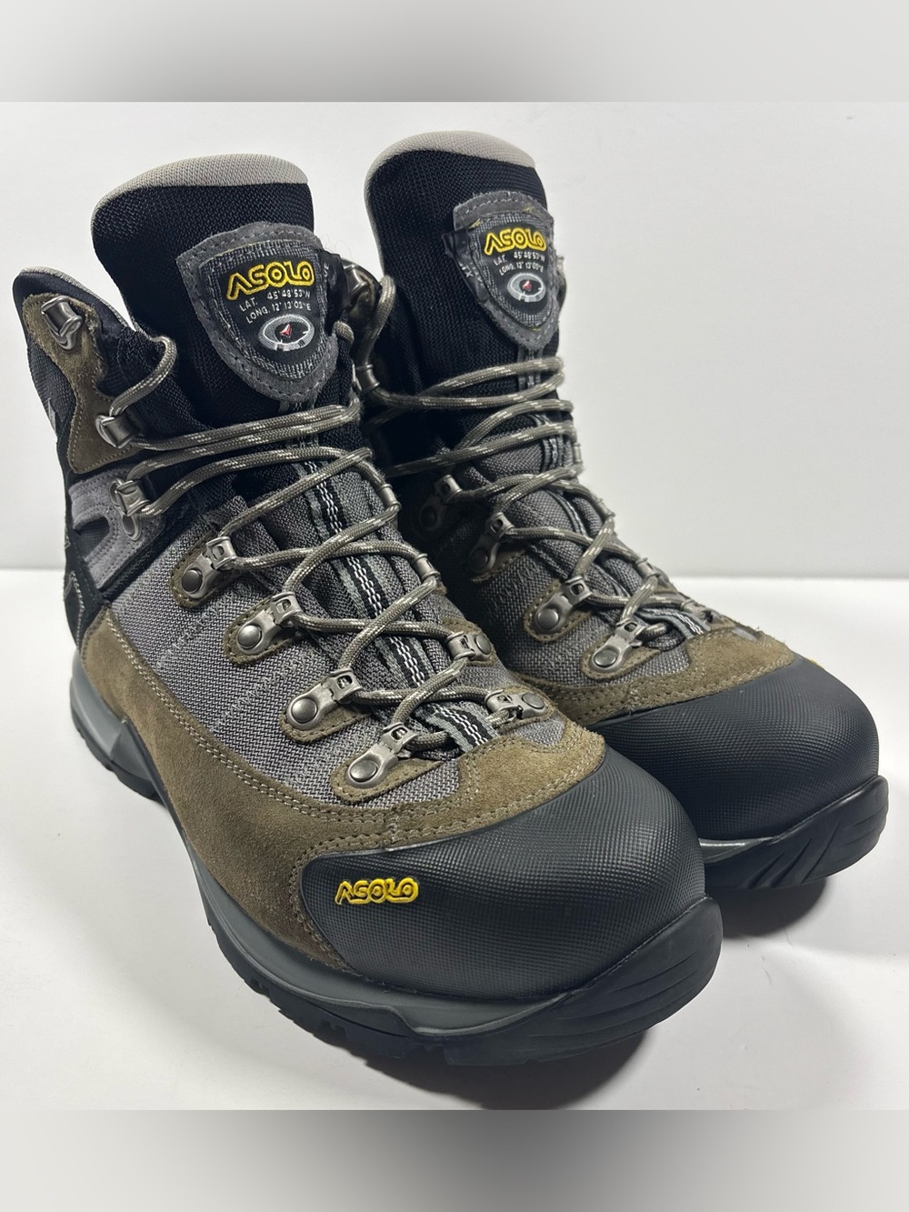 Asolo Fugitive GTX Gore-Tex Hiking Boots Mens 10.5 EU 44.5 Excellent Like New